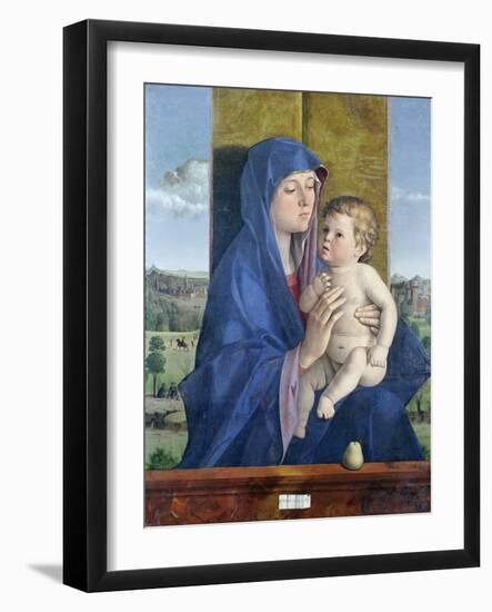 Virgin of the Pear-Giovanni Bellini-Framed Giclee Print