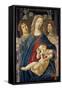 Virgin of the Pomegranate-Sandro Botticelli-Framed Stretched Canvas