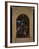 Virgin of the Rocks-Leonardo da Vinci-Framed Photographic Print