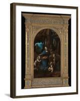 Virgin of the Rocks-Leonardo da Vinci-Framed Photographic Print