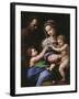 Virgin of the Rose, Madonna and Child with Joseph and John the Baptist, 1518-Raphael-Framed Giclee Print