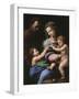 Virgin of the Rose, Madonna and Child with Joseph and John the Baptist, 1518-Raphael-Framed Giclee Print