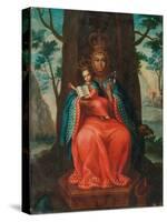 Virgin of Valvanera, 1762 (Oil on Copper)-Miguel Cabrera-Stretched Canvas