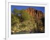 Virgin River Below the Watchmen, Zion National Park, Utah, USA-Charles Gurche-Framed Photographic Print