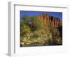 Virgin River Below the Watchmen, Zion National Park, Utah, USA-Charles Gurche-Framed Photographic Print