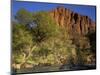 Virgin River Below the Watchmen, Zion National Park, Utah, USA-Charles Gurche-Mounted Photographic Print