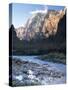 Virgin River in Zion Canyon-Scott T^ Smith-Stretched Canvas