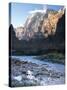 Virgin River in Zion Canyon-Scott T^ Smith-Stretched Canvas