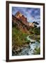 Virgin River Morning View, Zion National Park, Utah-Vincent James-Framed Premium Photographic Print