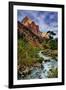 Virgin River Morning View, Zion National Park, Utah-Vincent James-Framed Premium Photographic Print