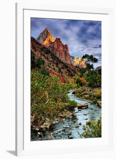 Virgin River Morning View, Zion National Park, Utah-Vincent James-Framed Photographic Print