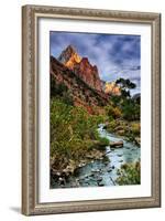 Virgin River Morning View, Zion National Park, Utah-Vincent James-Framed Photographic Print