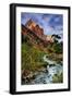 Virgin River Morning View, Zion National Park, Utah-Vincent James-Framed Premium Photographic Print