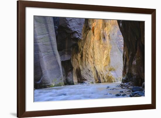 Virgin River Narrows, Zion National Park, Utah, United States of America, North America-Gary-Framed Photographic Print