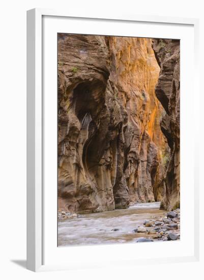 Virgin River Narrows, Zion National Park, Utah, United States of America, North America-Gary-Framed Photographic Print