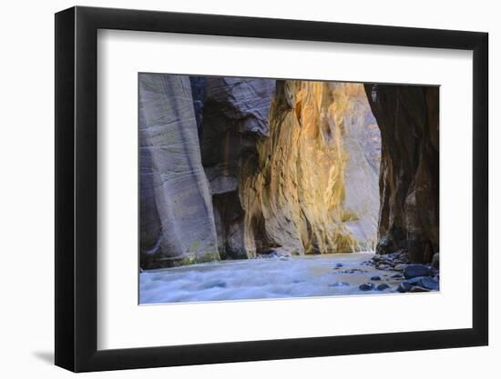 Virgin River Narrows, Zion National Park, Utah, United States of America, North America-Gary-Framed Premium Photographic Print