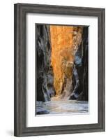 Virgin River Narrows, Zion National Park, Utah, United States of America, North America-Gary-Framed Photographic Print