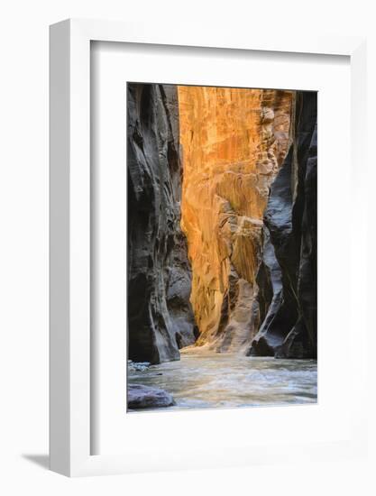 Virgin River Narrows, Zion National Park, Utah, United States of America, North America-Gary-Framed Photographic Print