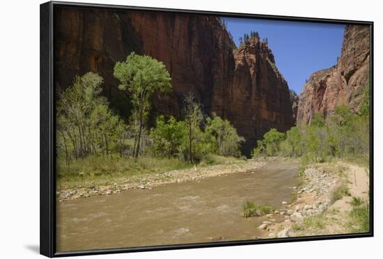 Virgin River, Zion National Park, Utah, United States of America, North America-Gary-Framed Photographic Print