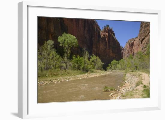 Virgin River, Zion National Park, Utah, United States of America, North America-Gary-Framed Photographic Print