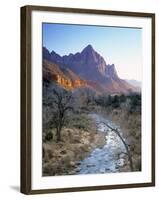 Virgin River, Zion National Park, Utah, USA-Walter Bibikow-Framed Photographic Print