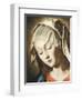 Virgin's Face, Detail from Virgin in Prayer-Giovanni Battista Salvi da Sassoferrato-Framed Giclee Print