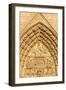 Virgin's Gate tympanum, Notre Dame cathedral west wing, France-Godong-Framed Photographic Print