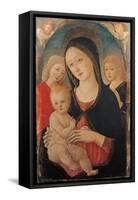 Virgin with Child and Two Angels-Guidoccio Cozzarelli-Framed Stretched Canvas