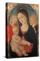 Virgin with Child and Two Angels-Guidoccio Cozzarelli-Stretched Canvas