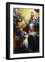 Virgin with Child Appearing to St. Francis De Sales, 1691-Carlo Maratta-Framed Giclee Print