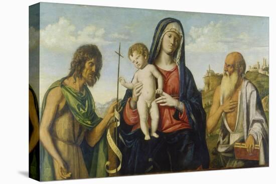 Virgin with Child Between John the Baptist and Jerome-Cima da Conegliano-Stretched Canvas