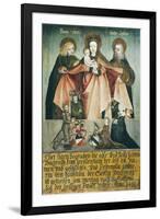 Virgin with Child Between St John and St Andrew-null-Framed Giclee Print