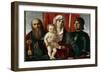 Virgin with Child between St Paul and St George (Tempera on Wood, 1490-1500)-Giovanni Bellini-Framed Giclee Print