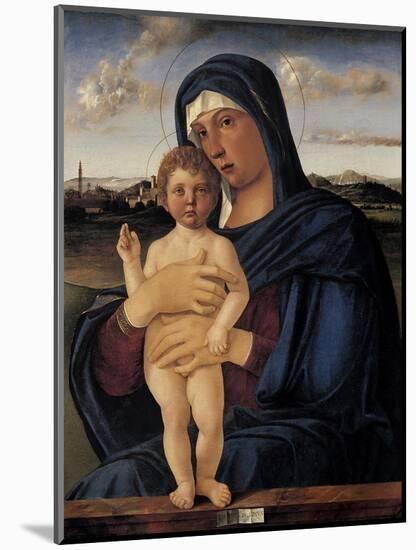 Virgin with Child (Contarini Madonna)-Giovanni Bellini-Mounted Art Print