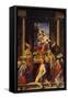 Virgin with Child on a Throne and Saints-Bartolomeo Passarotti-Framed Stretched Canvas