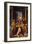 Virgin with Child on a Throne and Saints-Bartolomeo Passarotti-Framed Giclee Print