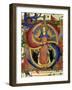 Virgin with Monk in Adoration-Fra (c 1387-1455) Angelico-Framed Giclee Print