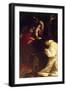 Virgin with St Charles and St Hugh of Grenoble-Giovanni Battista Crespi-Framed Giclee Print