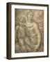 Virgin with the Child on Her Lap-Parmigianino-Framed Giclee Print