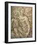 Virgin with the Child on Her Lap-Parmigianino-Framed Giclee Print