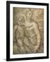 Virgin with the Child on Her Lap-Parmigianino-Framed Giclee Print