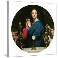 Virgin with the Host-Jean-Auguste-Dominique Ingres-Stretched Canvas
