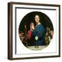 Virgin with the Host-Jean-Auguste-Dominique Ingres-Framed Premium Giclee Print