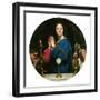 Virgin with the Host-Jean-Auguste-Dominique Ingres-Framed Premium Giclee Print