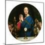 Virgin with the Host-Jean-Auguste-Dominique Ingres-Mounted Premium Giclee Print