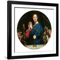 Virgin with the Host-Jean-Auguste-Dominique Ingres-Framed Giclee Print