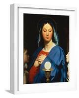 Virgin with the Host-Jean-Auguste-Dominique Ingres-Framed Giclee Print