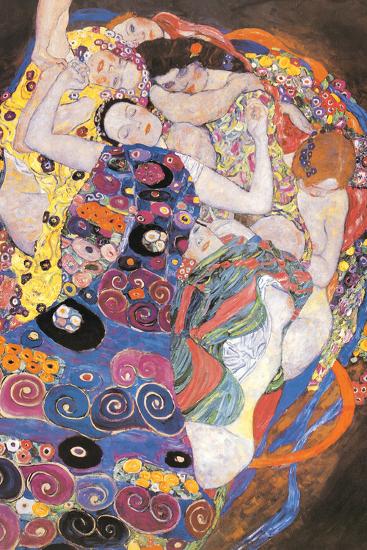 Virgin-Gustav Klimt-Lamina Framed Poster