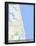 Virginia Beach, United States of America Map-null-Framed Poster