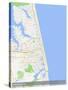 Virginia Beach, United States of America Map-null-Stretched Canvas